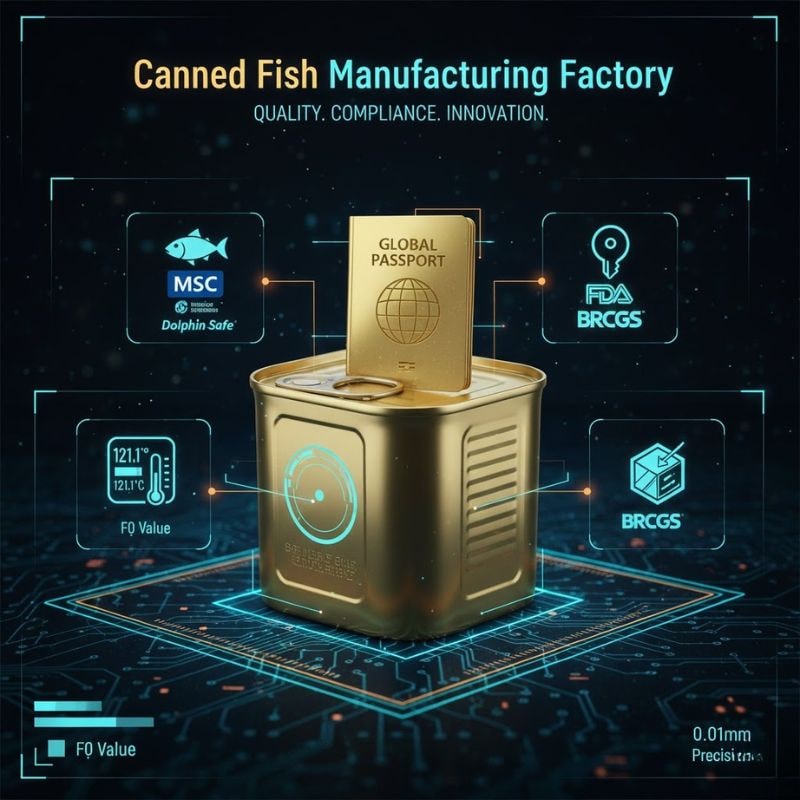 canned fish manufacturing factory