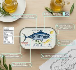 Canned Fish Packaging Design Service