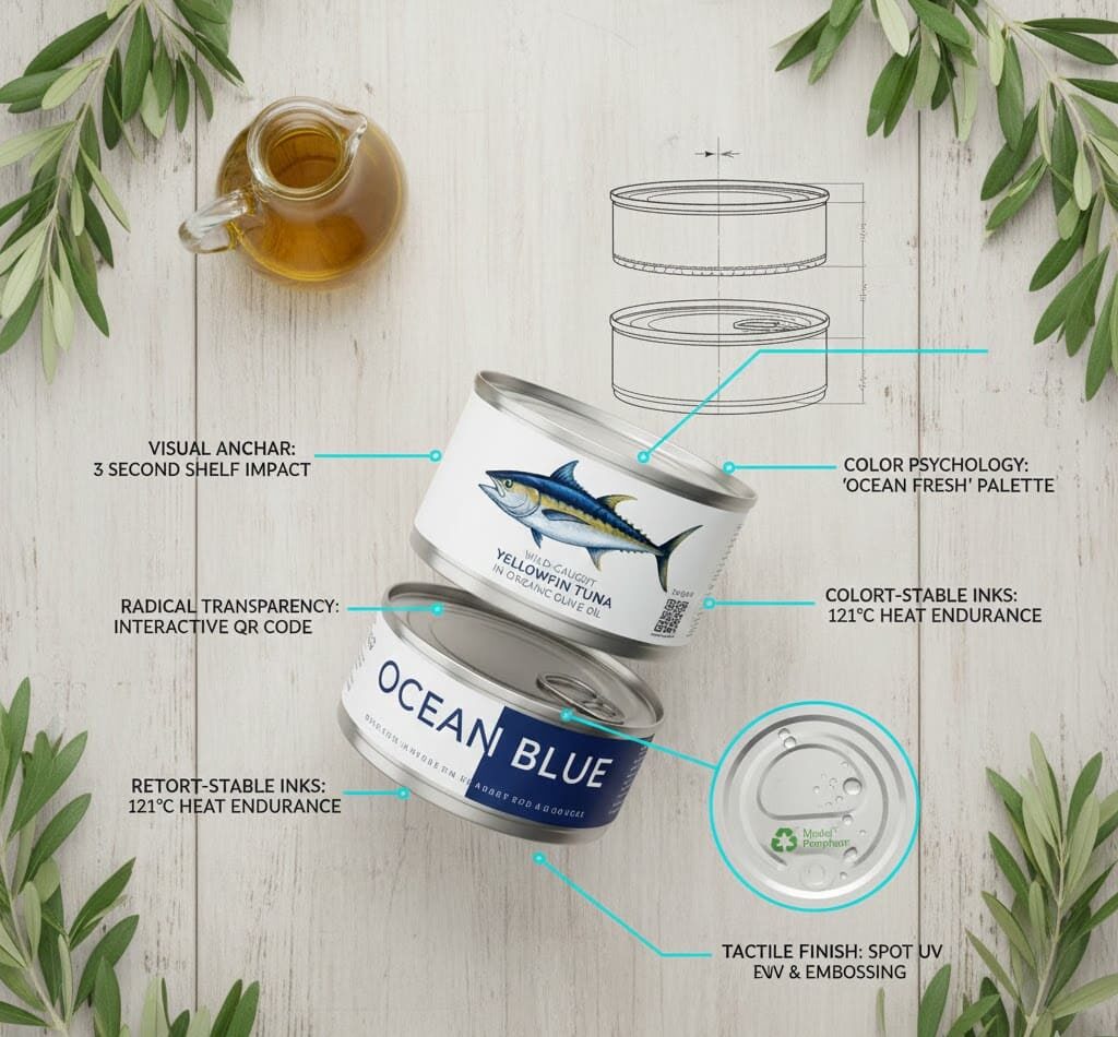 Canned Fish Packaging Design Service