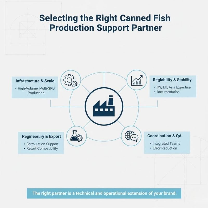 Canned Fish Production and Processing Support Service