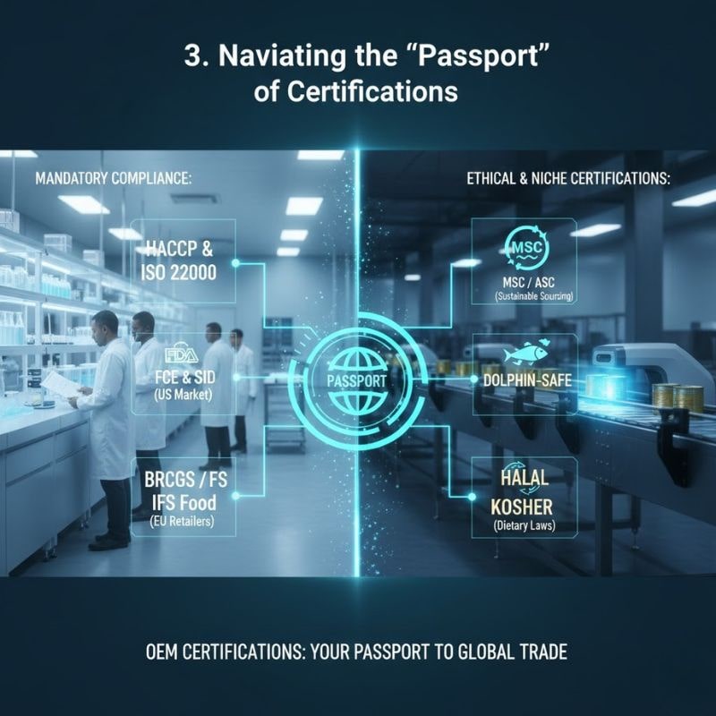 oem canned fish production